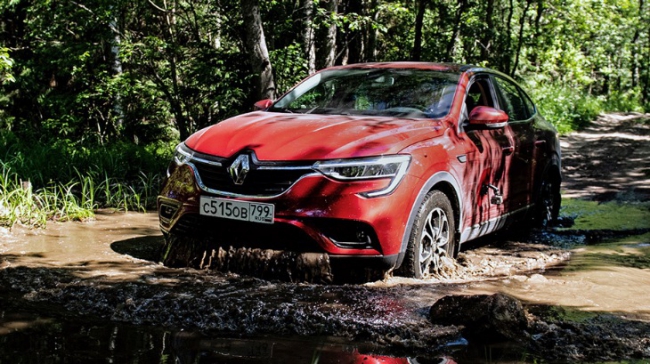 Клиренс Renault Arkana составляет 205 мм