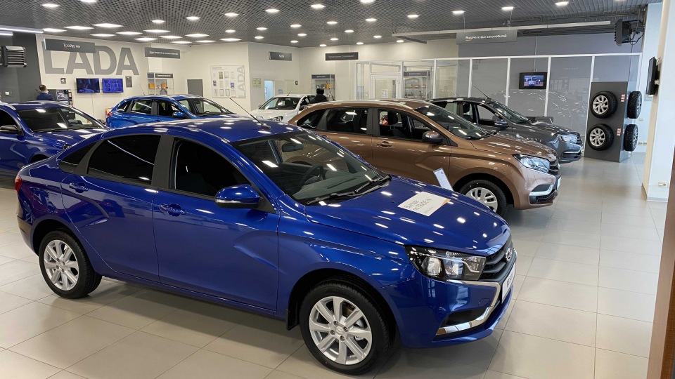В салоне Lada