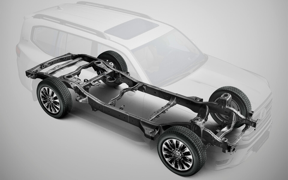 Рамная конструкция Toyota Land Cruiser 300