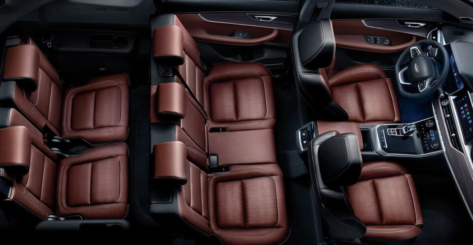 Интерьер Chery Tiggo 8 Pro