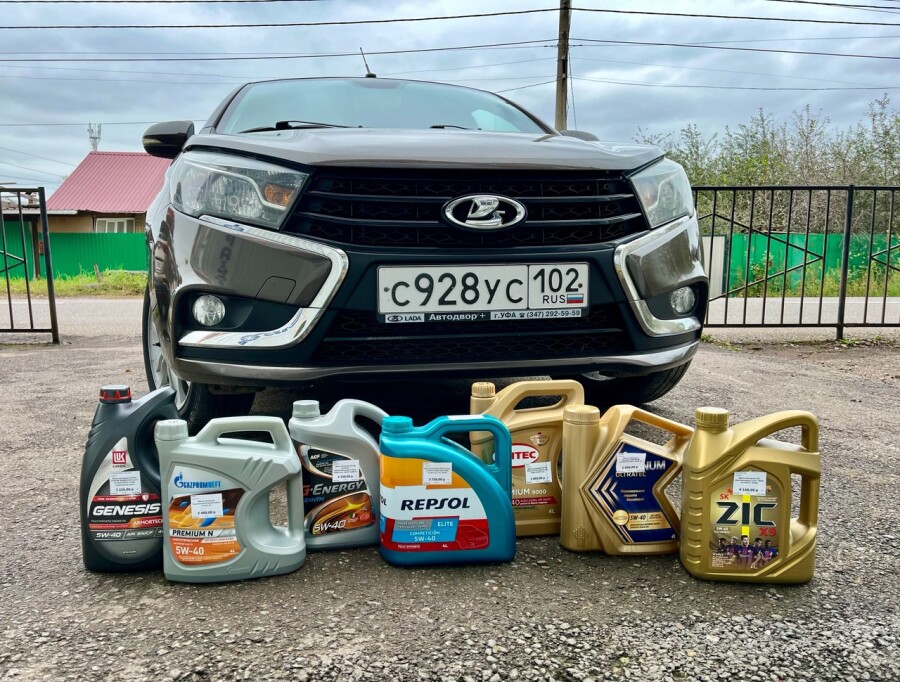 Моторные масла для Lada Vesta