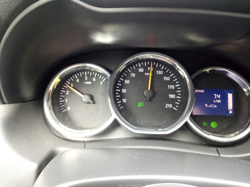 Показания бортового компьютера Renault Duster с двигателем F4R