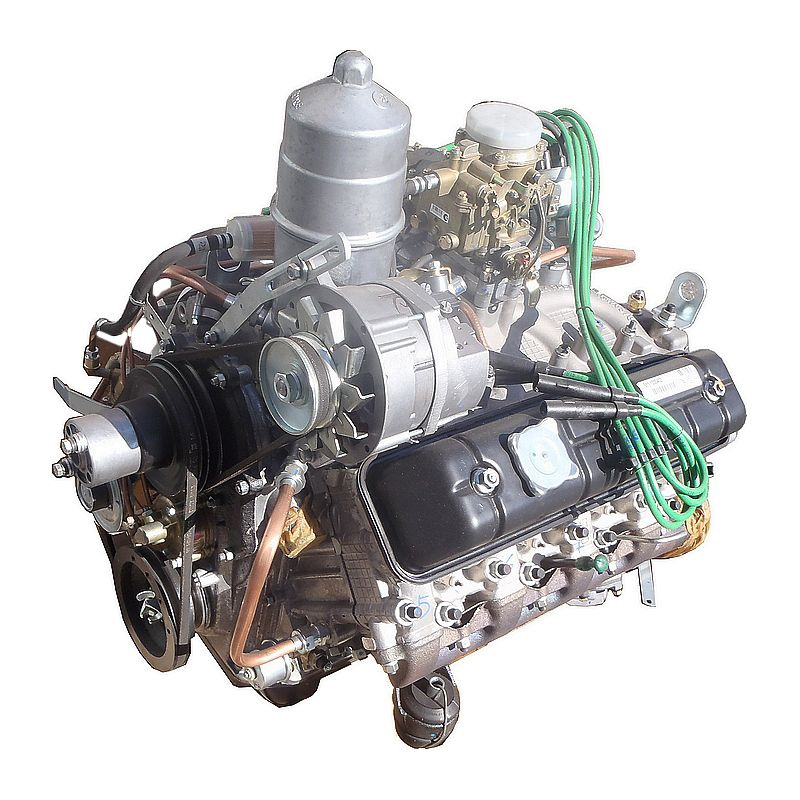Компактный V8 от ГАЗ-53 и ГАЗ-66 до сих пор иногда ставят даже на Волги!