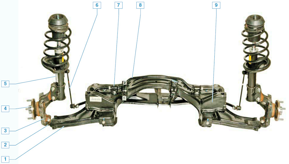 Передняя подвеска Chevrolet Lacetti