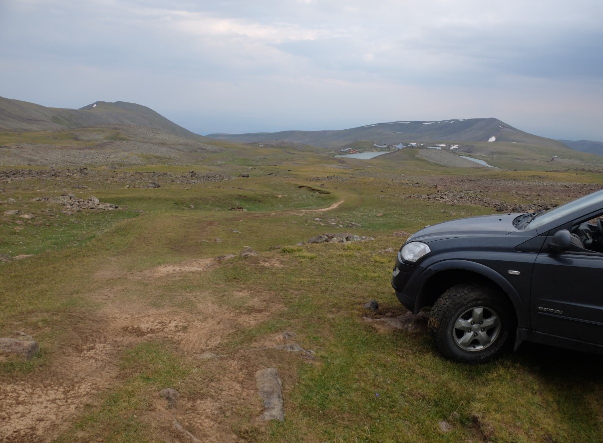 Ssangyong Kyron в горах