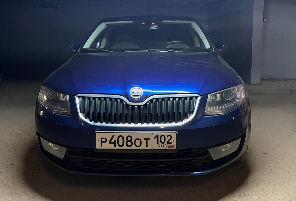 Skoda Octavia A7 в цвете Blue Storm