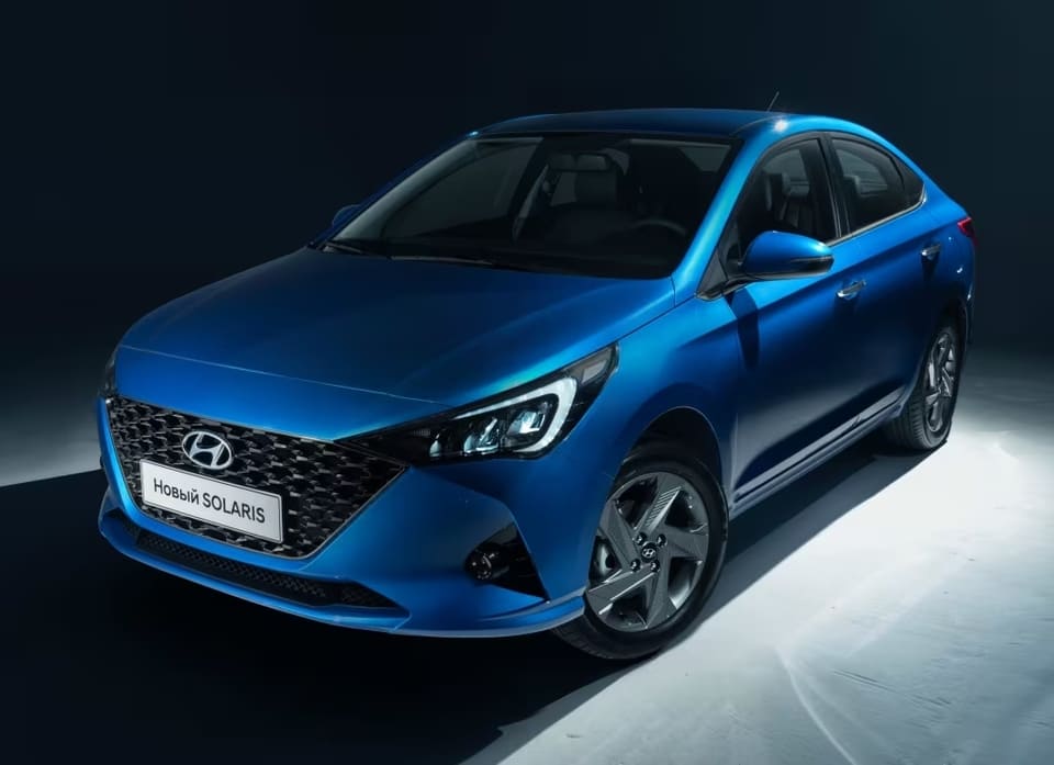 На фото - Hyundai Solaris 2020 г.в.