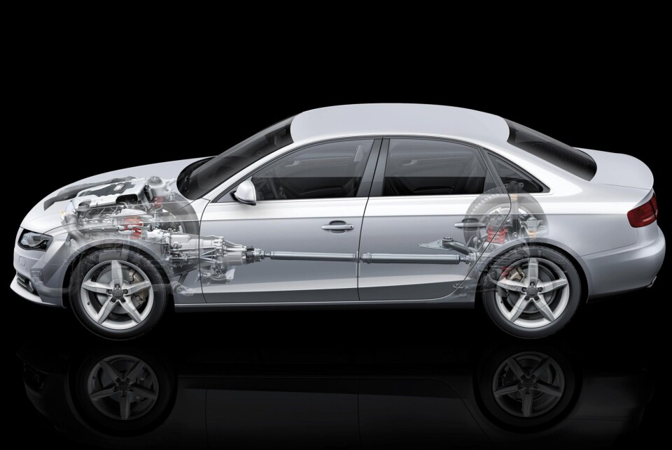 Audi A4 B8 в разрезе