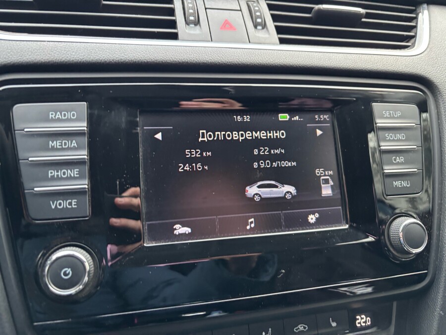 Средний расход топлива Skoda Octavia A7