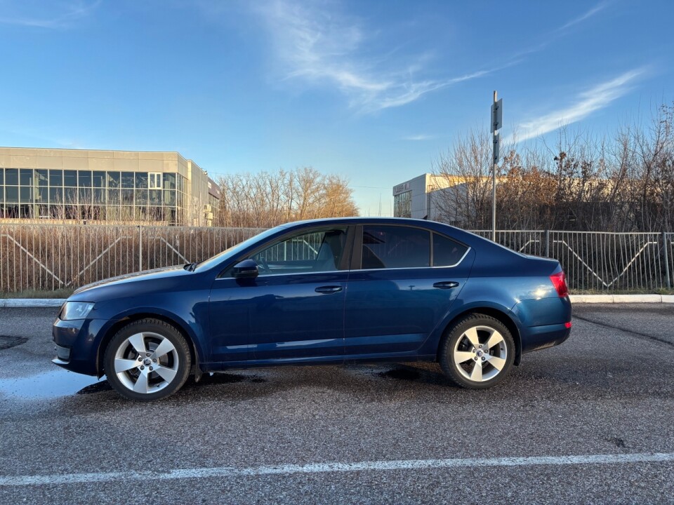Skoda Octavia A7 с шинами 215/50R17