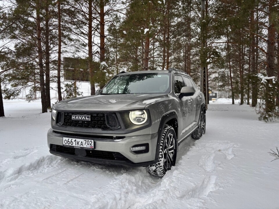 Haval H7 в снегу