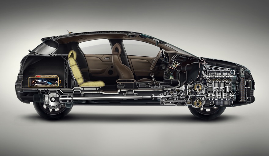 Citroen DS4 в разрезе