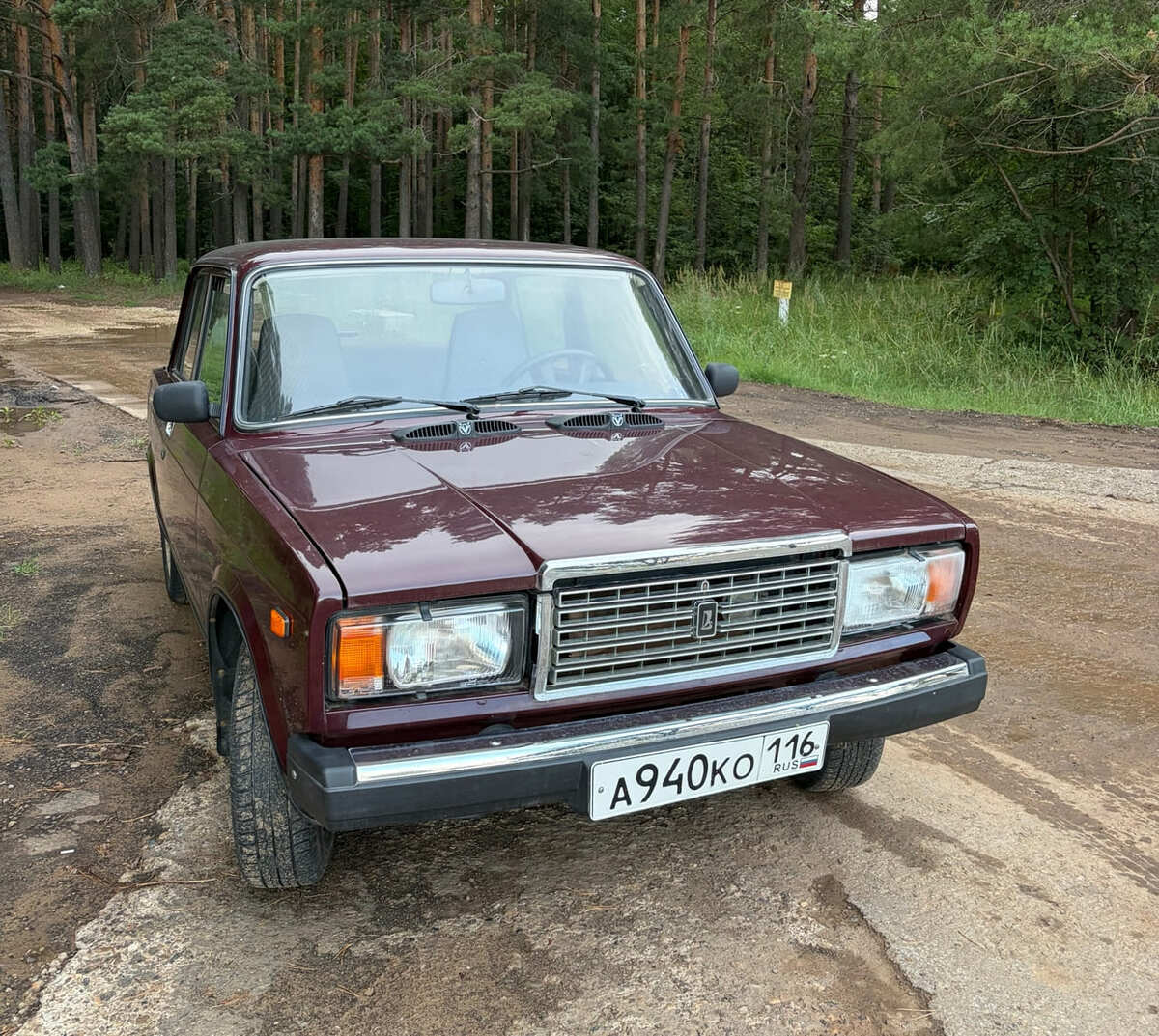 ВАЗ 2107 2007 года выпуска в цвете «Яшма»
