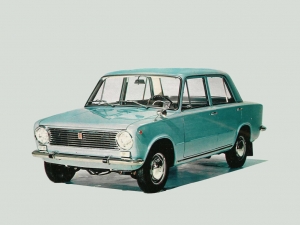 Fiat 124 1966. Обладатель титула "Европейский автомобиль года-1967"