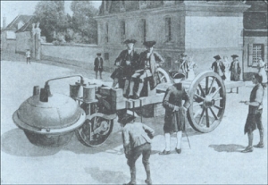 Первый автомобиль 1770 года.