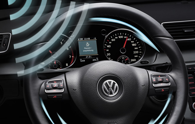 Система распознавания усталости водителя в Volkswagen Pasaat