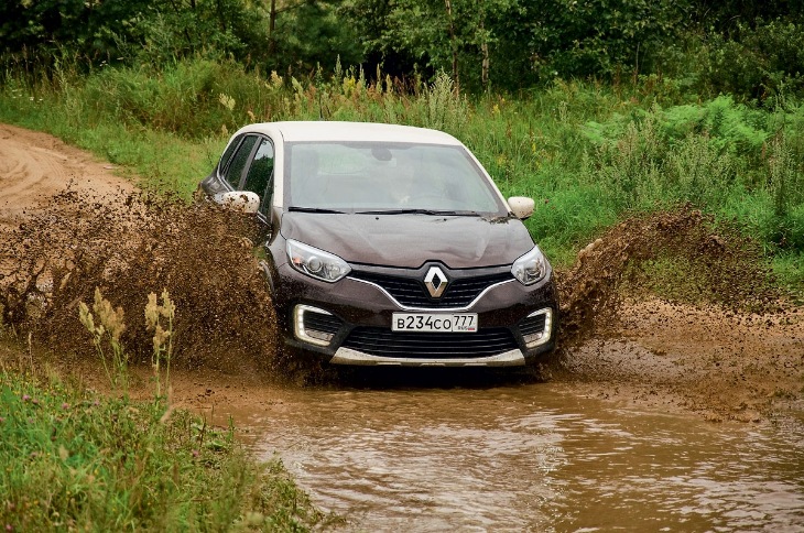 Renault Kaptur на бездорожье