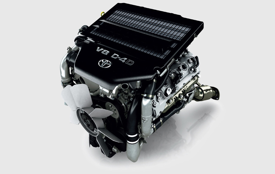 Дизельный двигатель 1VD-FTV, объемом 4,5 литра
