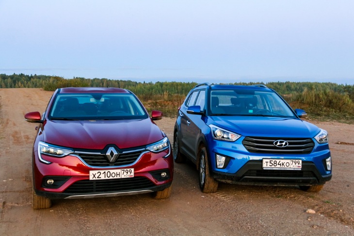 Renault Arkana и Hyundai Creta