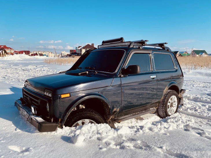 Lada 4X4 в снегу