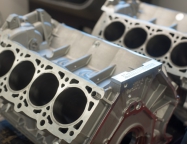 Алюминиевый блок цилиндров двигателя V8 Koenigsegg Agera XS